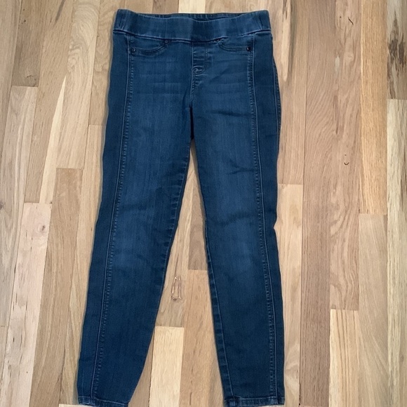 LIVERPOOL Los Angeles Pull-On Skinny Jeggings Dark Wash Denim Women’s 0P - Picture 2 of 16